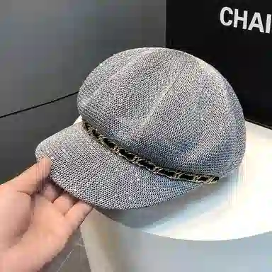 撞青春 镂空八角显脸款透气 涤纶 贝雷帽 女款