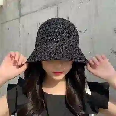 撞青春 夏款帽子 显瘦水桶帽 遮阳帽可折叠防晒太阳帽 尼龙 渔夫帽 女款