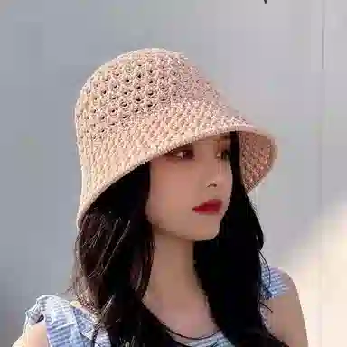 撞青春 夏款帽子 显瘦水桶帽 遮阳帽可折叠防晒太阳帽 尼龙 渔夫帽 女款