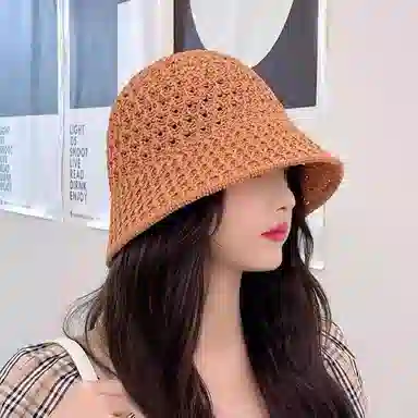 撞青春 夏款帽子 显瘦水桶帽 遮阳帽可折叠防晒太阳帽 尼龙 渔夫帽 女款