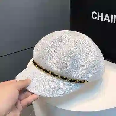 撞青春 镂空八角显脸款透气 涤纶 贝雷帽 女款