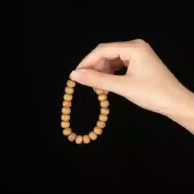 泡泡贝 六字箴言 新中式国潮 小众设计复古文艺转运平安文玩 绕指柔 星月菩提 手串 男女同款情侣款