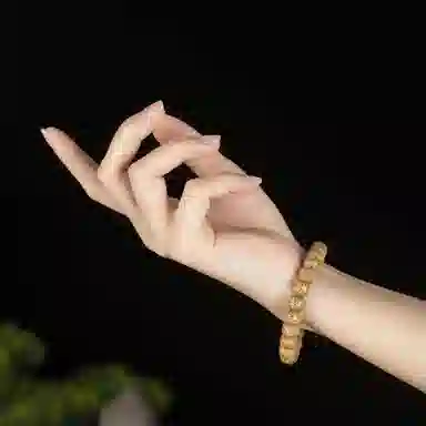 泡泡贝 六字箴言 新中式国潮 小众设计复古文艺转运平安文玩 绕指柔 星月菩提 手串 男女同款情侣款