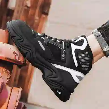 Leather British Style Vintage Fashion Ankle Boots Men