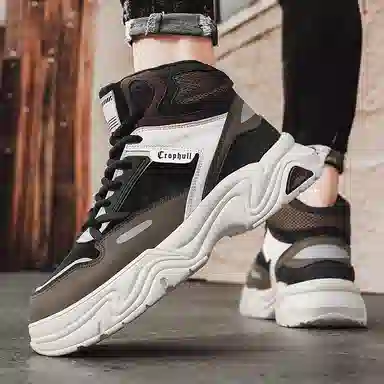 Leather British Style Vintage Fashion Ankle Boots Men