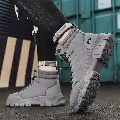 皮革 简约个性时尚经典百搭潮流 短筒 马丁靴 男款