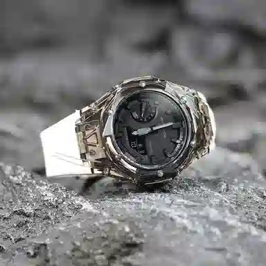 CASIO GA-2100-1A1 Black Transparent