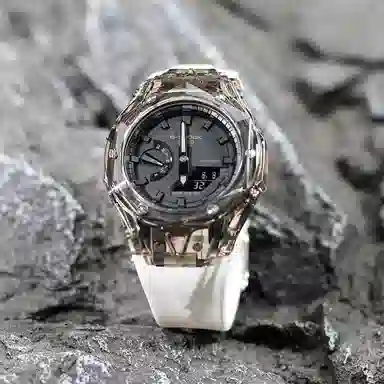 CASIO GA-2100-1A1 Black Transparent