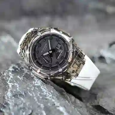 CASIO GA-2100-1A1 Black Transparent