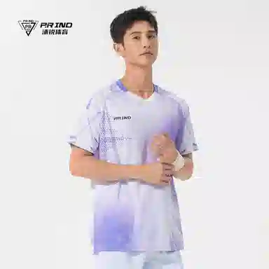 浦锐 序动柔软舒适透气吸湿排汗百搭休闲运动健身羽毛球服 男女同款 跃动紫