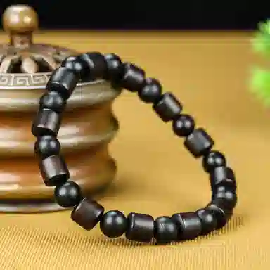 镯瑾 节节高升好运平安 新中式国风竹节上岸纳福复古风蒸蒸日上高薪常伴 紫檀属 手串 男女同款情侣款