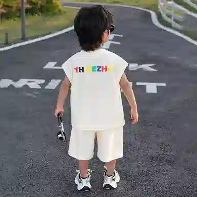 木木屋休闲运动套装 百搭透气亲肤舒适潮流 中小童