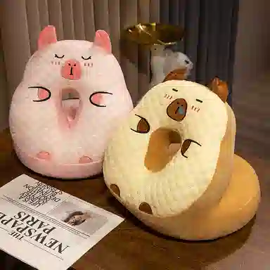 狐狸仙 可爱午睡枕头 趴趴睡枕 玩偶周边