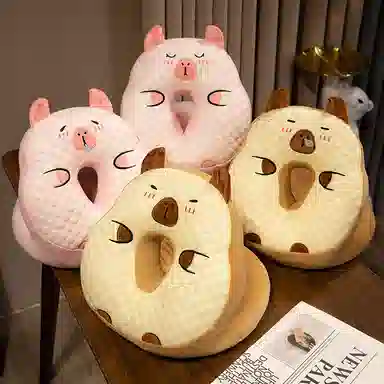 狐狸仙 可爱午睡枕头 趴趴睡枕 玩偶周边