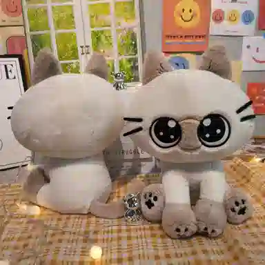 狐狸仙 猫小豆泥之小呆泥 可爱呆萌猫咪 玩偶 毛绒公仔