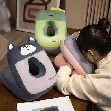 狐狸仙 午睡枕趴睡枕 玩偶周边