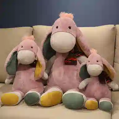 狐狸仙 可爱小毛驴 玩偶 毛绒公仔