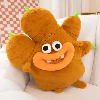 狐狸仙 卡通水果大嘴系列抱枕 香肠嘴丑娃 玩偶 毛绒公仔