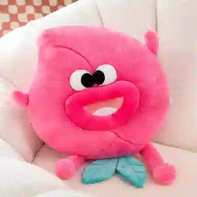 狐狸仙 卡通水果大嘴系列抱枕 香肠嘴丑娃 玩偶 毛绒公仔