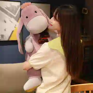 狐狸仙 可爱小毛驴 玩偶 毛绒公仔