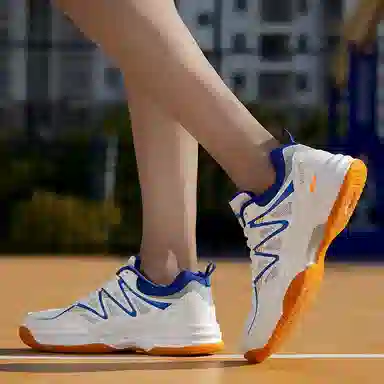 酷丁 训练舒适 减震防滑耐磨 低帮 羽毛球鞋 男女同款