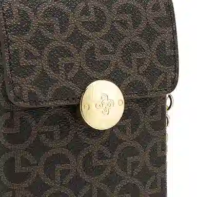 Goldlion Crossbody Phone Bag Brown