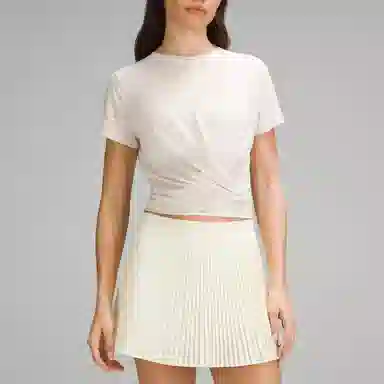 lululemon Tie-Waist Breathable Short-Sleeve Shirt T