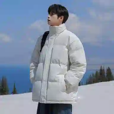 Warrior Classic Smile Logo Puffer Jacket