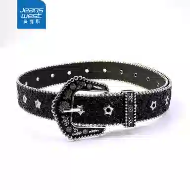 JEANSWEST ins PU 3.8cm