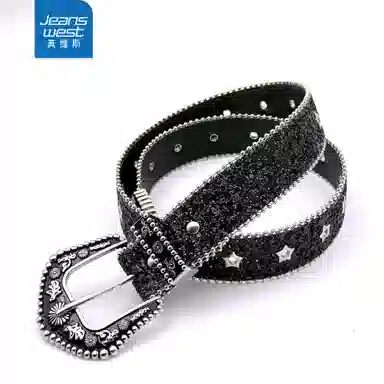 JEANSWEST ins PU 3.8cm