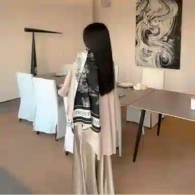 JEANSWEST Landscape Cashmere Scarf Gift Set