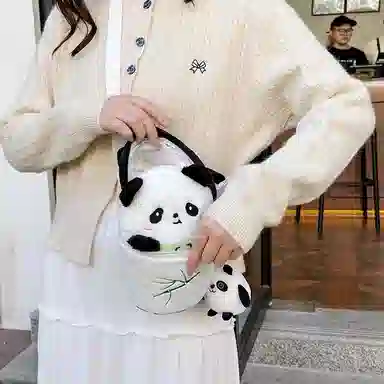 蔻蒂熊 稀奇古怪创意熊猫 可爱卡通 玩偶