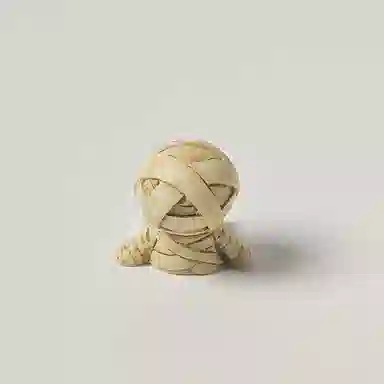 蔻蒂熊 木乃伊恐怖树脂 比例手办