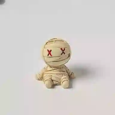 蔻蒂熊 木乃伊恐怖树脂 比例手办