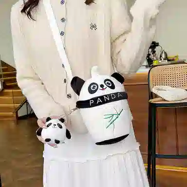 蔻蒂熊 稀奇古怪创意熊猫 可爱卡通 玩偶