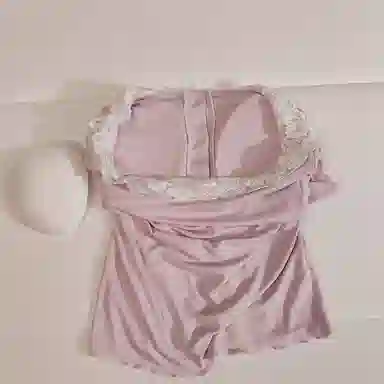 莫代尔 韩版休闲简约轻盈透气套头舒适柔软亲肤细腻带胸垫防凸点短袖家居服睡衣套装 女款