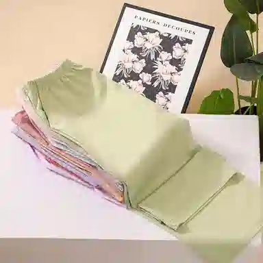 莫代尔 简约休闲舒适亲肤透气柔软百搭纯色七分裤春夏季睡裤 女款