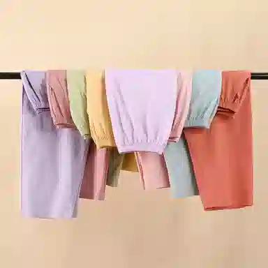 莫代尔 简约休闲舒适亲肤透气柔软百搭纯色七分裤春夏季睡裤 女款