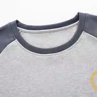 莫代尔 宽松舒适柔软亲肤圆领套头气质时尚透气细腻不易起球短袖可外穿夏季睡衣套装 男款 雾蓝色