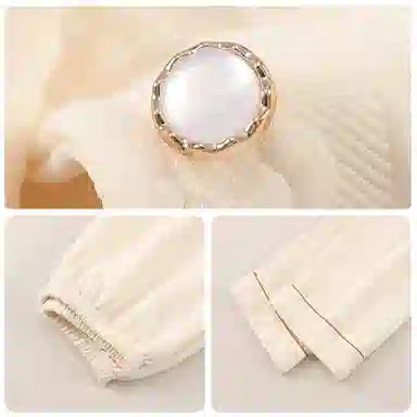 莫代尔 开衫韩版卡通甜美素色时尚保暖亲肤睡衣套装 女款