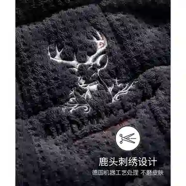 莫代尔 简约翻领舒适柔软亲肤加厚保暖微弹家居服可外穿睡衣套装 男款 灰暮色