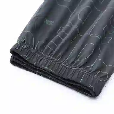 莫代尔 简约韩版时尚经典舒适亲肤柔软透气睡裤 男款 黑色