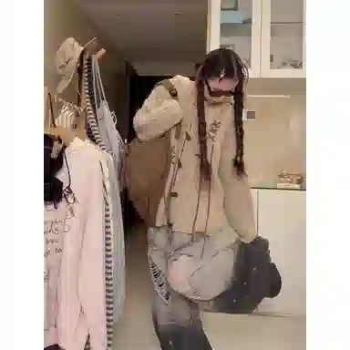 丝絮丝绸 秋冬季慵懒风宽松显瘦设计感外套针织衫 男女同款