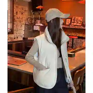 丝絮丝绸 清新时尚舒适百搭马甲 女款