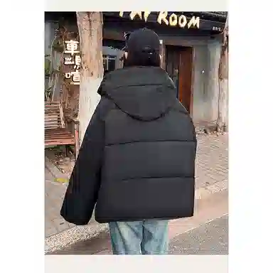 丝絮丝绸 冬季韩版宽松加厚面包服小个子棉衣棉服 女款
