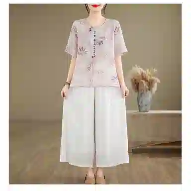 丝絮丝绸 潮流时尚舒适短袖衬衫 女款