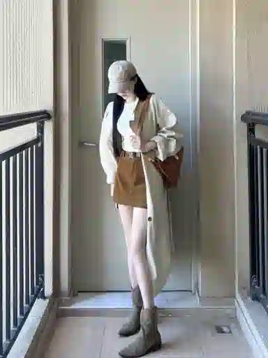 丝絮丝绸 秋季温柔优雅气质穿搭英伦风外套风衣 男女同款