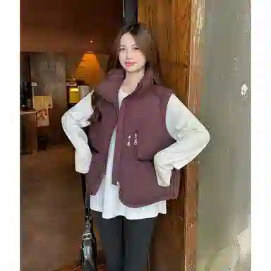 丝絮丝绸 清新时尚舒适百搭马甲 女款