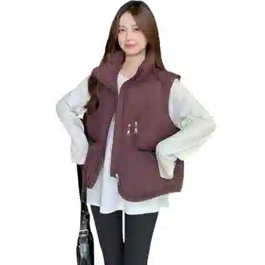 丝絮丝绸 清新时尚舒适百搭马甲 女款