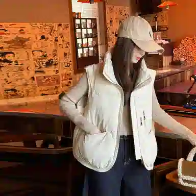 丝絮丝绸 清新时尚舒适百搭马甲 女款